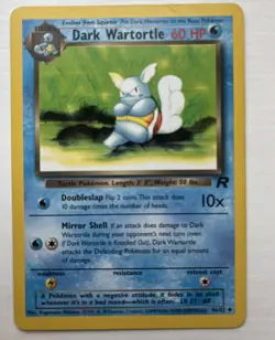 Squirtle & Wartortle Evolution Lot – Base Set + Dark Wartortle Vintage Pokemon - Image 5