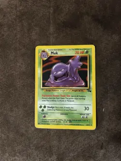 Pokemon TCG WOTC Vintage Rare Lot – Dark Golbat Team Rocket + 2× Muk Base Set - Image 3