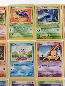Vintage Pokemon Lot Of 20 WOTC Base Set Jungle Fossil Lot Unlimited MP - Image 3