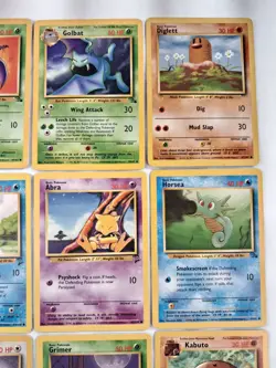Vintage Pokemon Lot Of 20 WOTC Base Set Jungle Fossil Lot Unlimited MP - Image 4