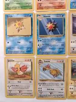Vintage Pokemon Lot Of 20 WOTC Base Set Jungle Fossil Lot Unlimited MP - Image 5