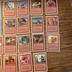 MTG: Vintage ‘95 4th Edition 85 Card Mixed Lot - Magic The Gathering - Image 4