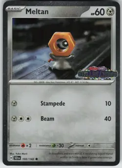 Meltan (Stellar Crown Stamped) Holo Miscellaneous Cards & Products Pokemon NM - Image 1