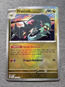 Drakloak 072/131 Master Ball Holo Pokemon Card Prismatic Evolutions NM - Image 1