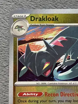 Drakloak 072/131 Master Ball Holo Pokemon Card Prismatic Evolutions NM - Image 5