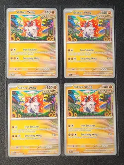 4x Slither Wing 026/064 Pokemon card SV Shrouded Fable uncommon NM - Image 1