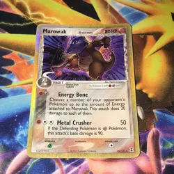 Marowak ~ 10/113 ~ Holo ~ EX DELTA SPECIES ~ MODERATE PLAY ~ Pokemon Card - Image 1