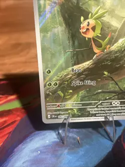 Chespin 087/086 IR Chaos Rising (CRI)(ME4) Illustration Rare Pokemon Card NM - Image 5