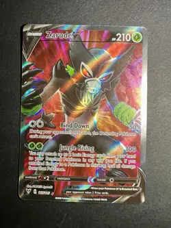 ❤‍🔥 Zarude V 167/185 Pokemon Vivid Voltage Sword & Shield Full Art Rare Card ✨ - Image 1
