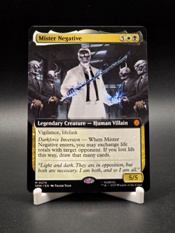 Mister Negative Magic The Gathering Spider-Man Mythic Rare Extended Art #274 NM+ - Image 1