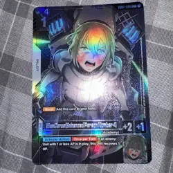 Elan Ceres Enhanced Person Number 4 Winner Foil - GD01-098 -Gundam TCG Card Game - Image 1