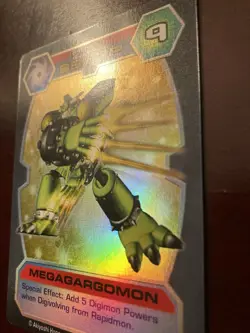 Digimon D-Tector MEGAGARGOMON Holo Foil TCG Card 2002 Bandai, DT-111 MEGA 85MPP - Image 4