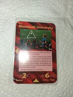 ILLUMINATI UNIVERSITY - ULTRA RARE ASSASSINS INWO Card Game New World Order - Image 2