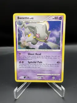 Banette LV.42 23/132 Secret Wonders Non Holo Rare Pokemon Card 2007 NM - Image 1