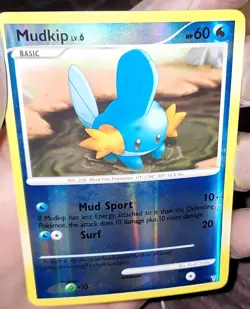 Pokemon Mudkip Reverse Holo Card 116/147 Supreme Victors 2009 - Image 4