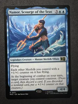 Namor, Scourge of the Seas - Commander: Marvel Super Heroes MINT MTG Magic - Image 1