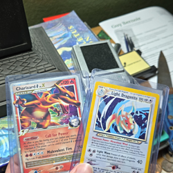 Pokemon TCG Arceus Charizard G LV.X #5/99 SP Foil + Light Dragonite ENG - Image 1
