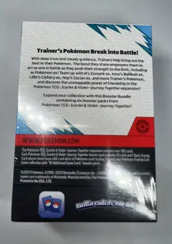 Pokemon TCG Journey Together Booster Bundle SEALED - 6 Booster Packs - Image 2