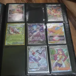Pokemon TCG Charizard Binder w/ 43 Cards Holo V/VMAX/VSTAR/ex Radiant - Image 4