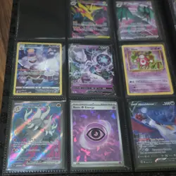 Pokemon TCG Charizard Binder w/ 43 Cards Holo V/VMAX/VSTAR/ex Radiant - Image 5