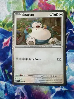 Snorlax 122 Sv: Scarlet & Violet Promo Cosmos Holo SVP EN 122 Pokemon NM - Image 1