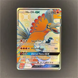 Pokemon TCG Ho-Oh GX SV50/SV94 Hidden Fates Shiny Vault Holo 2019 190 HP - Image 1