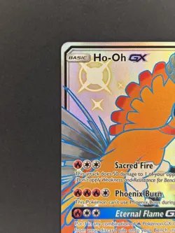 Pokemon TCG Ho-Oh GX SV50/SV94 Hidden Fates Shiny Vault Holo 2019 190 HP - Image 2