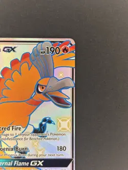 Pokemon TCG Ho-Oh GX SV50/SV94 Hidden Fates Shiny Vault Holo 2019 190 HP - Image 3
