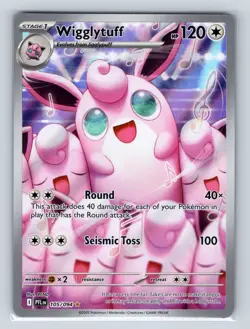 Wigglytuff 105/094 Illustration Rare Phantasmal Flames Pokemon Holo Near Mint - Image 1