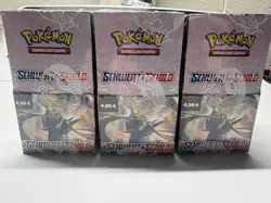 Pokemon Schwert & Schild lot of 3 booster kiosk 18 boosters per carton - Image 1
