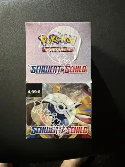 Pokemon Schwert & Schild lot of 3 booster kiosk 18 boosters per carton - Image 3