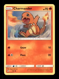 CHARMANDER 7/68 C HIDDEN FATES POKEMON NM/M - Image 1