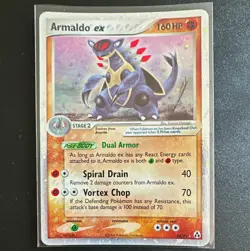 Pokemon TCG Armaldo ex 84/92 Legend Maker Holo Ultra Rare 160HP Eng 2006 - Image 1