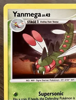 Pokemon TCG Yanmega 005/017 POP Series 8 Holo NM - Image 2