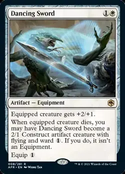 Dancing Sword [Dungeons & Dragons: Adventures in the Forgotten Realms] Magic MTG - Image 1