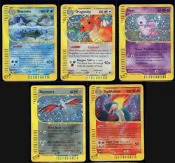 Pokemon EXPEDITION - Blastoise Dragonite Mew Skarmory Typhlosion - Holo - ENG - Image 1