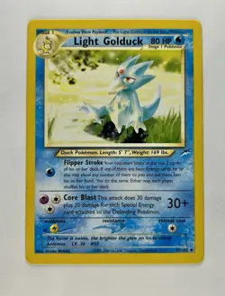 Light Golduck 2002 Pokemon Neo Destiny Unlimited Uncommon #47/105 * Light Play - Image 1