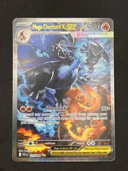 Mega Charizard X ex 125/094 Phantasmal Flames Special Illustration Rare Pokemon - Image 4