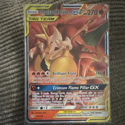Charizard & Braixen GX 22/236 Cosmic Eclipse Ultra Rare Holo EN - Image 1