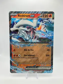 ⚡ Carte Pokemon Reshiram EX Jumbo 030/159 Stamp XXL Brillante FR (port groupe) - Image 1