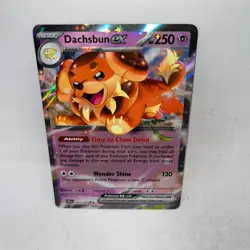 Dachsbun ex 67/142 Double Rare Stellar Crown Pokemon Holo Near Mint - Image 1