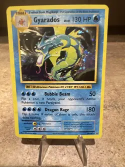 Gyarados HOLO RARE 34/108 Pokemon XY Evolutions Anniversary Holographic Foil NM - Image 1