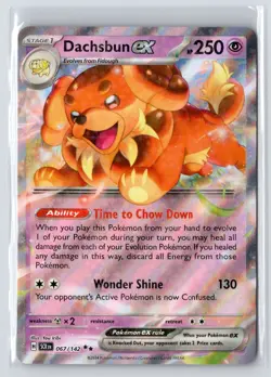 Dachsbun ex #067/142 SV07: Stellar Crown Pokemon - Image 1
