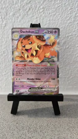 Dachsbun ex - 067/142 Pokemon TCG Stellar Crown Holo Double Rare - Image 1