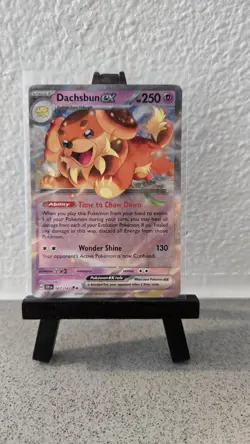 Dachsbun ex - 067/142 Pokemon TCG Stellar Crown Holo Double Rare - Image 3