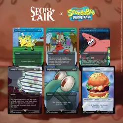 MTG Secret Lair - Spongebob Internet Sensation - NON FOIL - New Sealed - Image 1