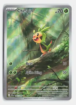 Chespin 087/086 Holo Illustration Rare Chaos Rising Near Mint - Image 1