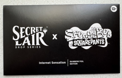 MTG Secret Lair - SpongeBob SquarePants Internet Sensation - FOIL New Sealed - Image 1