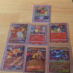 Pokemon TCG Charizard Holo Lot (7) - Chinese/Indonesian - Image 1