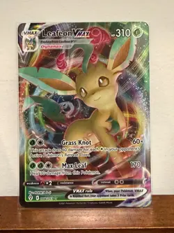 Pokemon TCG Leafeon VMAX Leafeon Ultra Rare Holo - Image 1